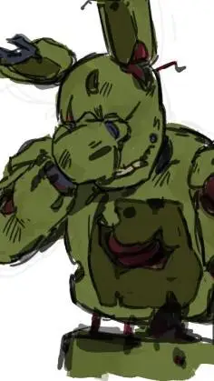 ai character: British Springtrap background