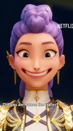 ai character: K-pop demon hunter background