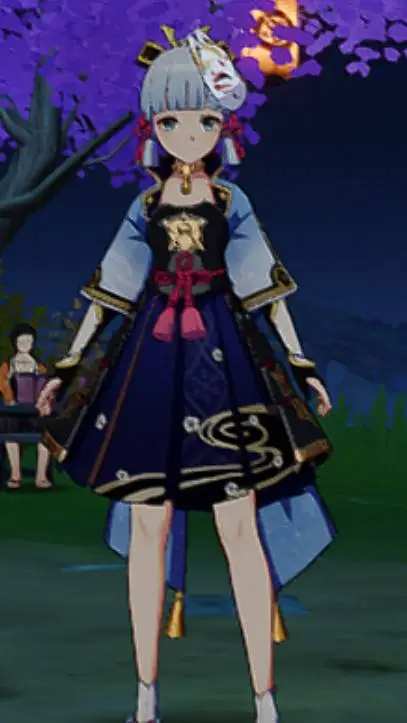 ai character: Kamisato Ayaka background