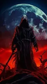 ai character: GRIM REAPER background