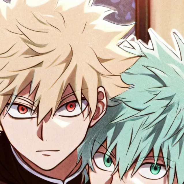 chat with ai character: BakuDeku angst