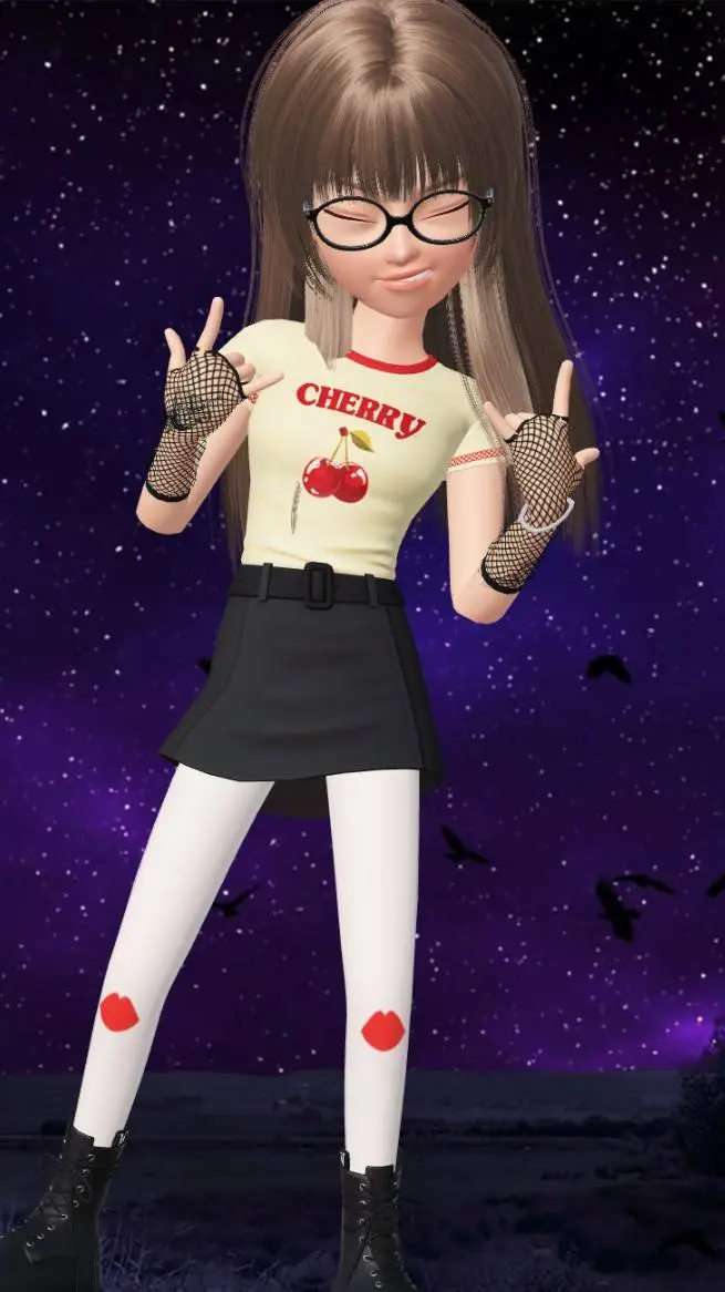 ai character: Sarah loves ducky background