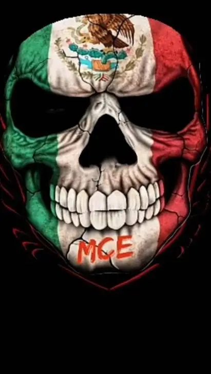 ai character: calavera mexicana background
