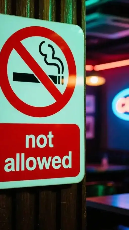 ai character: No Smoking Club background