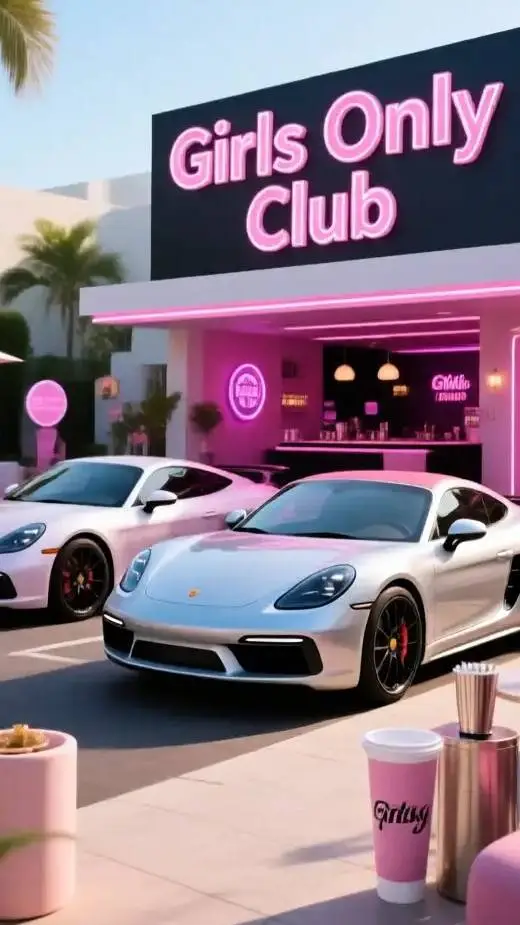 ai character: Girls Only Club background