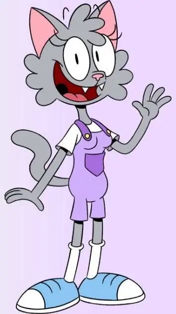ai character: Kitty the cat background