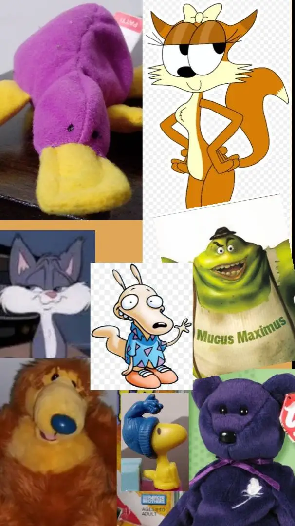 ai character: Cartoonsof The 90s background