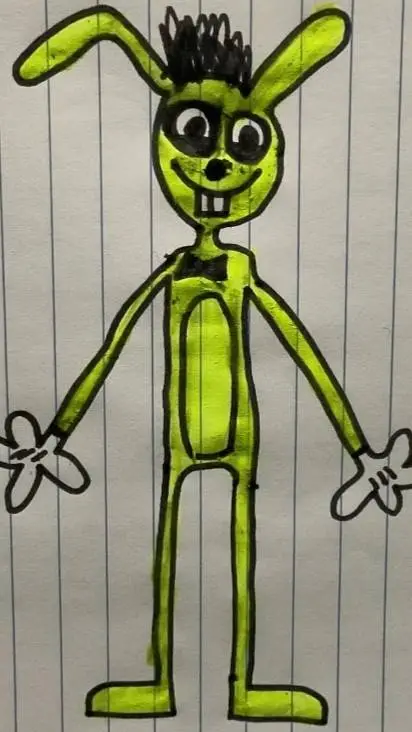 ai character: Jasper the cartoon background