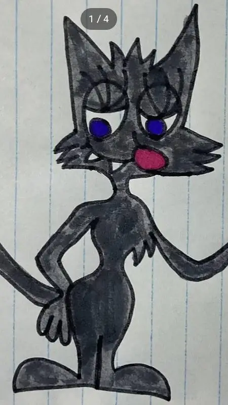 ai character: Rita The hot Cat😏🥵 background