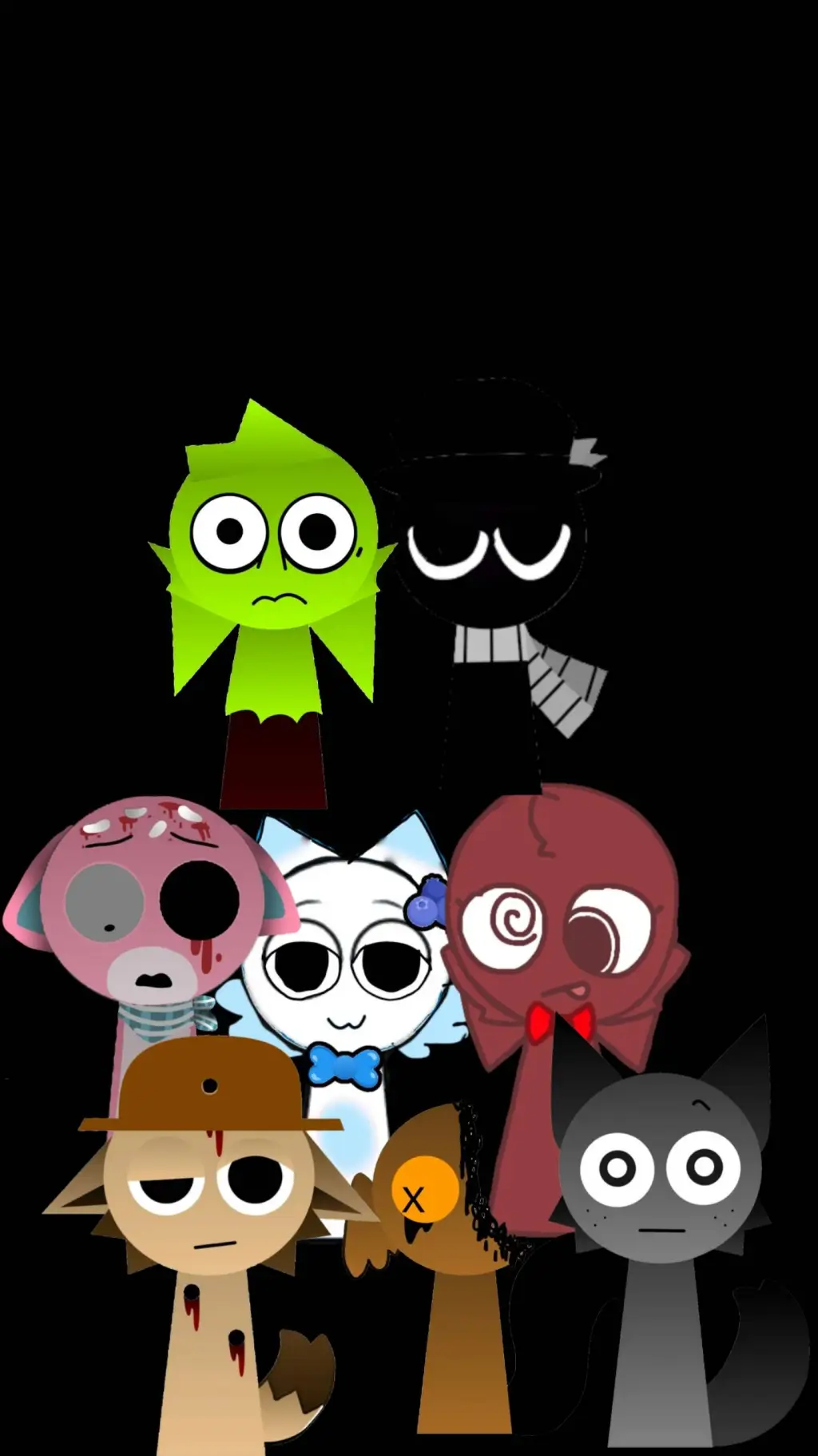 ai character: (sprunki) ocs background