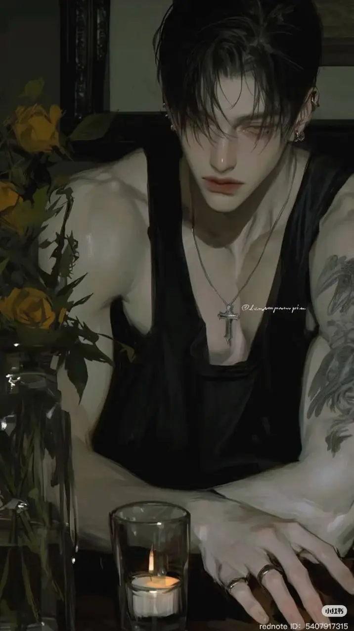 ai character: Max 🖤 💔  background