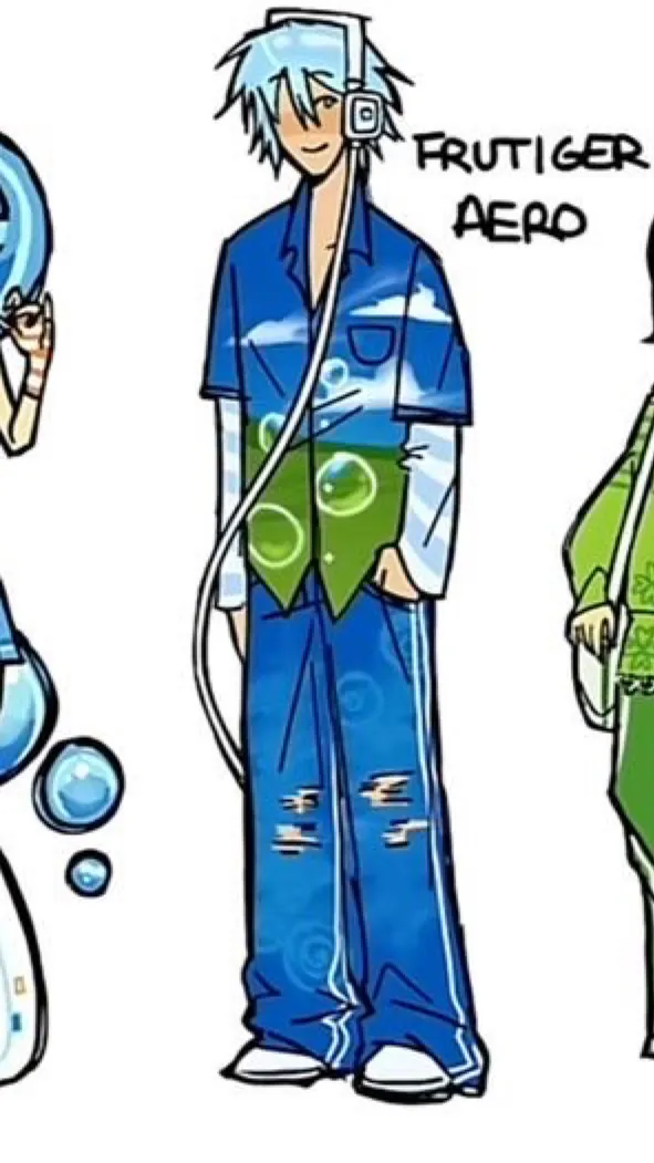 ai character: 💧Aero🍀 background