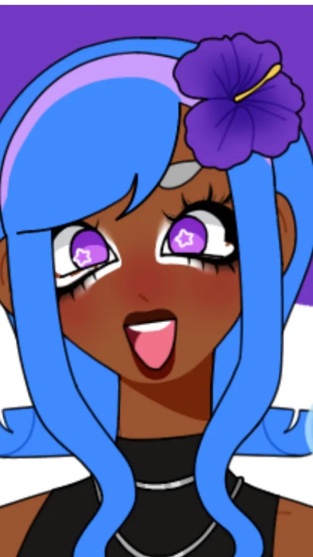 ai character: 💜Luna💜 background