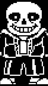 ai character: Sans background