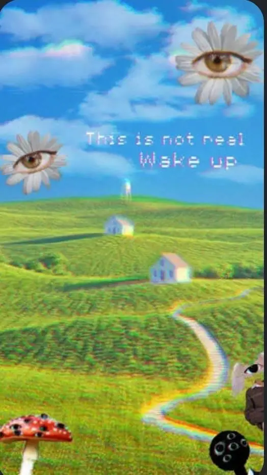 ai character: Dreamcore background