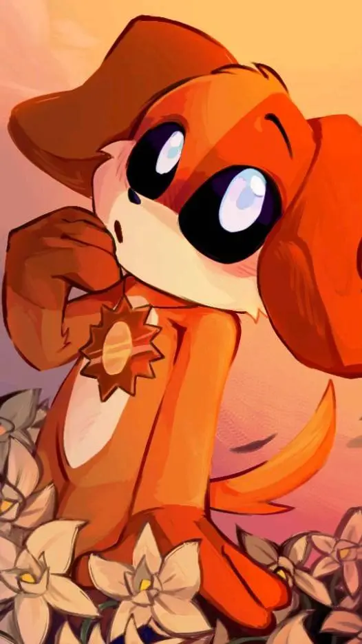 ai character: angry dogday background