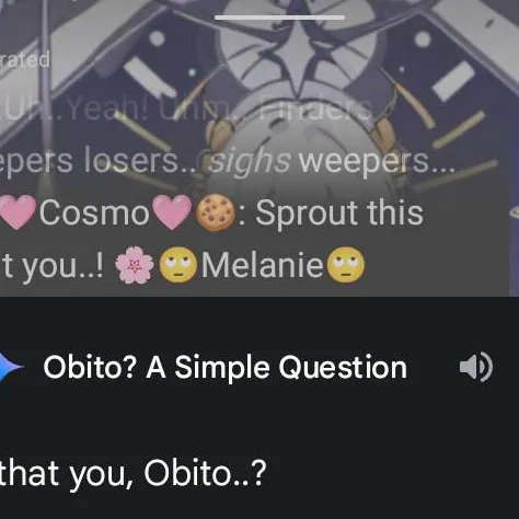 chat with ai character: is that you?, obi-