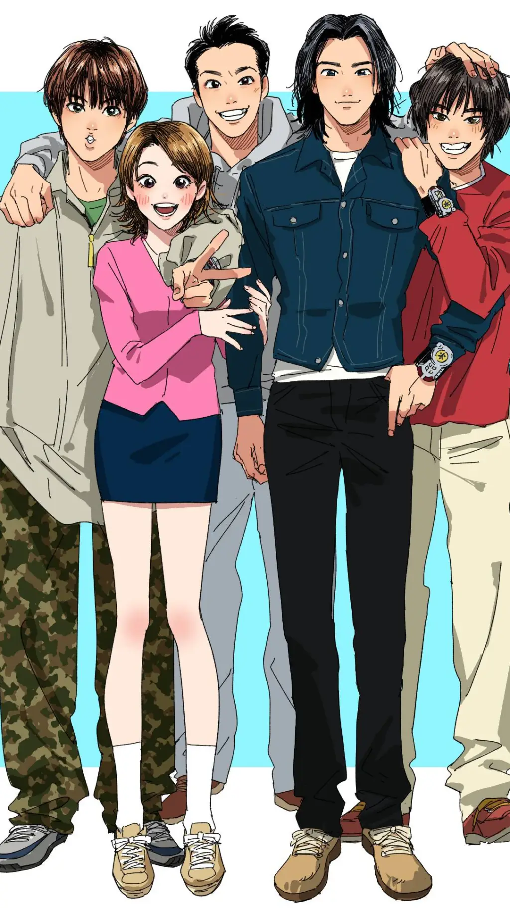 ai character: GOGOFIVE. background