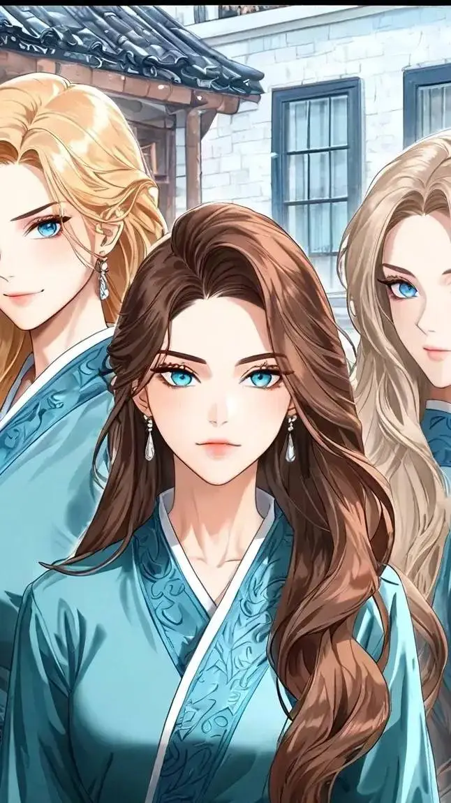 ai character: L'Orèal Sisters. background