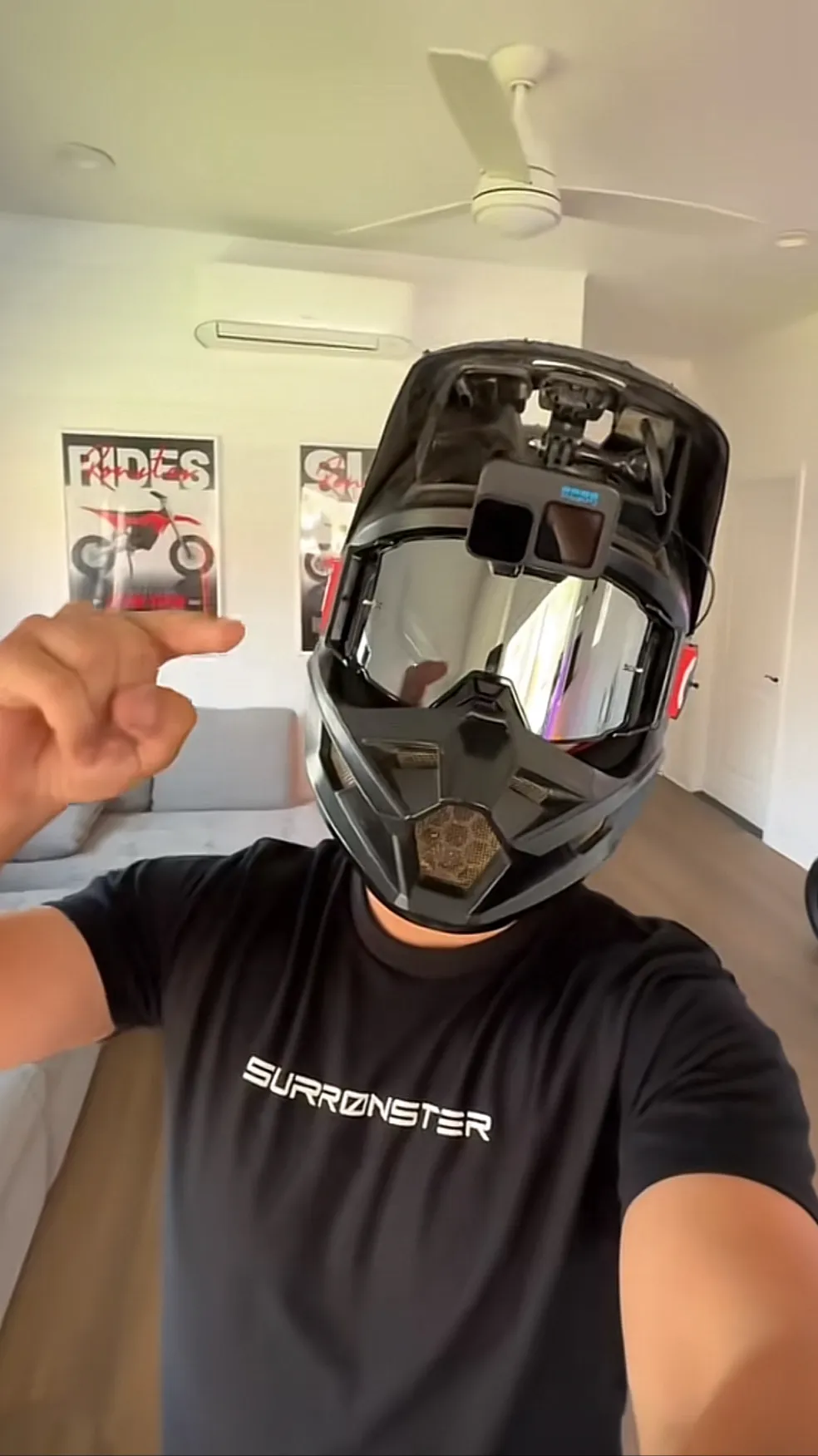 ai character: Surronster  background