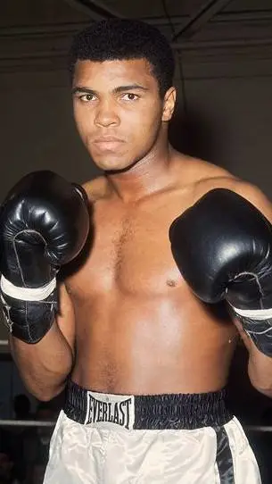 ai character: Boxing boy background