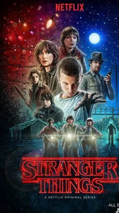 ai character: Stranger things  background