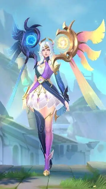 ai character: Lunox MLBB background