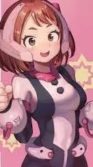 ai character: Ochaco uraraka background