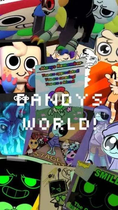ai character: Dandy's world!  background