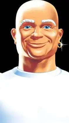 ai character: mr clean background