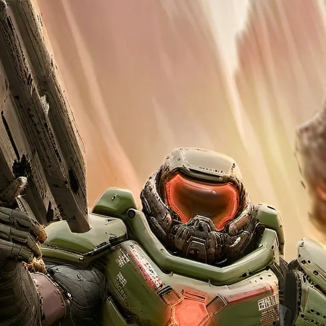 chat with ai character: doom slayer 