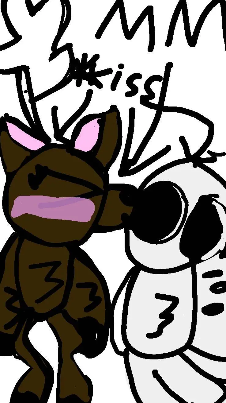 ai character: owl x deer  background