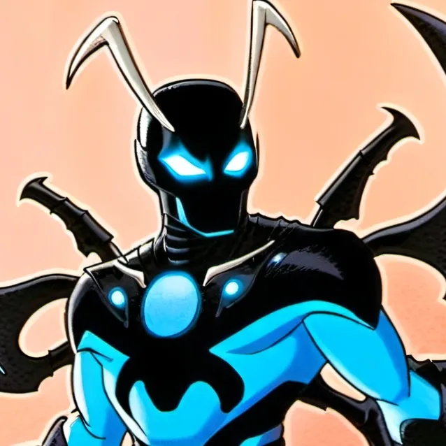 chat with ai character: Marvel blue beetle