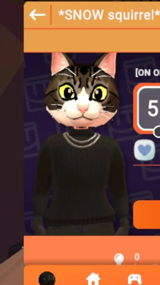 ai character: @Snow Squirrel background