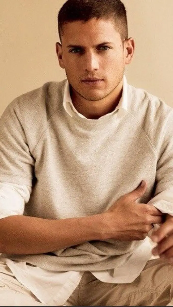 ai character: Wentworth Miller  background