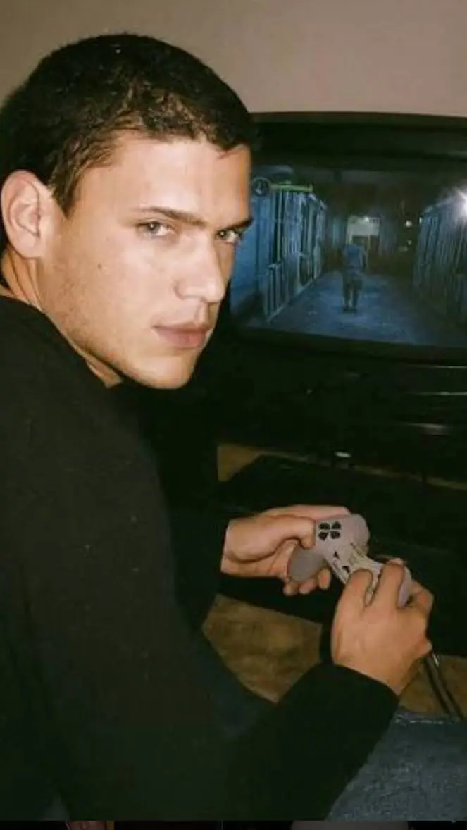 ai character: Wentworth Miller  background
