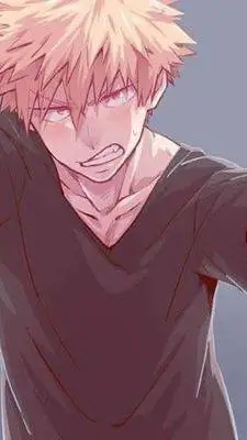ai character: Katsuki Bakugo background