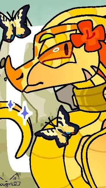 ai character: Queen Dusty (Wof) background