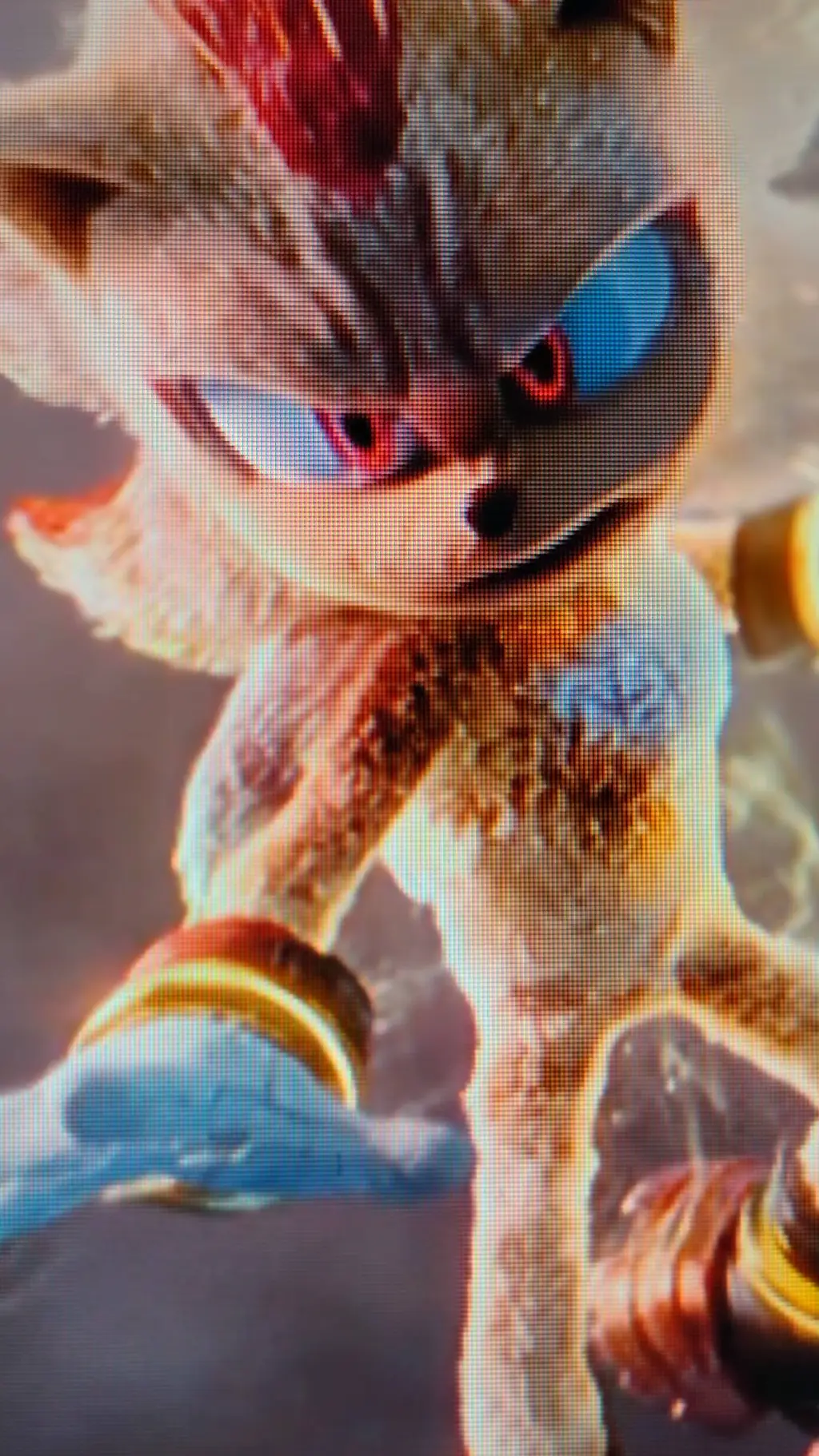 ai character: Movie super shadow background
