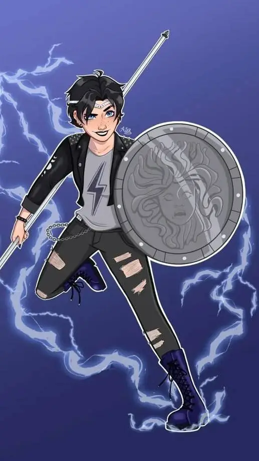 ai character: ⚡️💙Thalia Grace💙⚡️ background