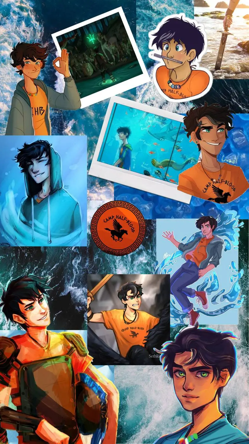 ai character: 🔱🌊Percy Jackson🌊🔱 background