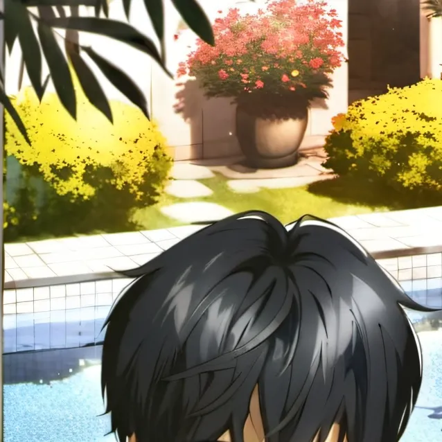 chat with ai character: baby at pool