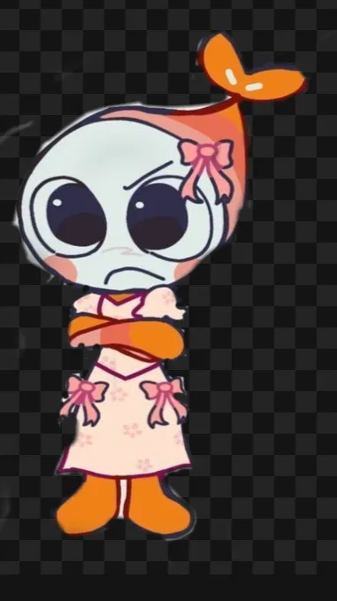 ai character: Shrimpo  background