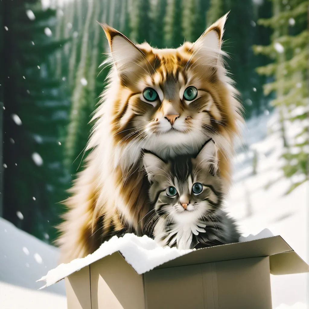 chat with ai character: snow cat