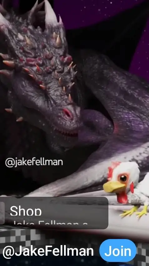 ai character: Chicken and dragon background