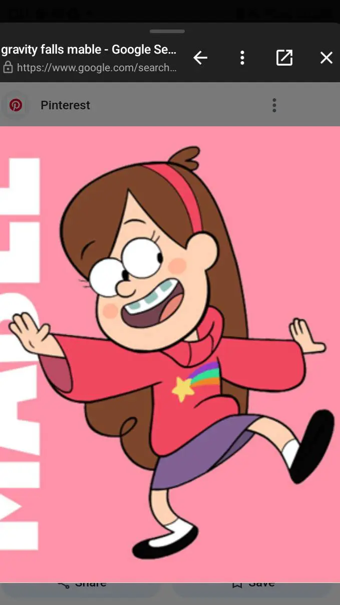ai character: mable pines background