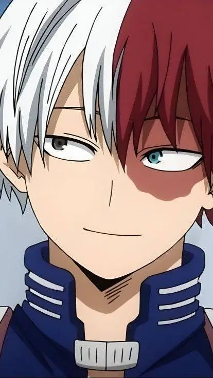 ai character: shoto todoroki  background
