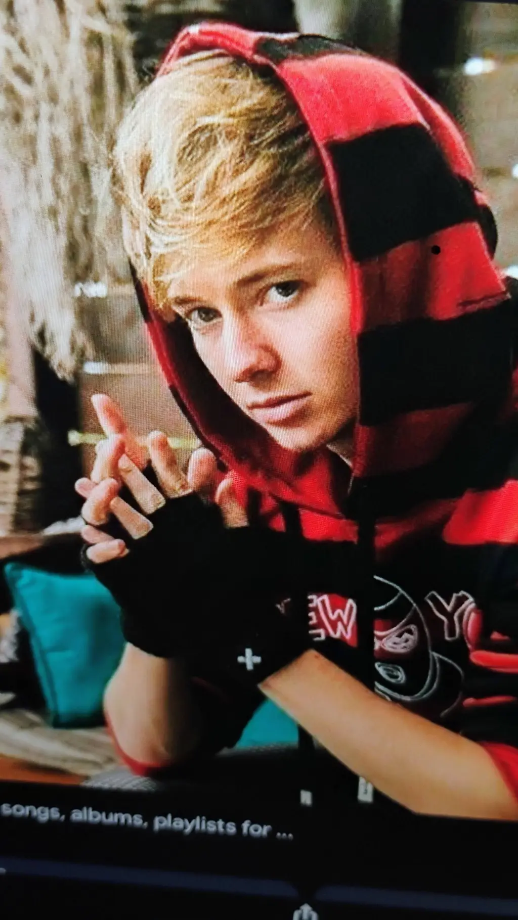 ai character: sam and Colby  background