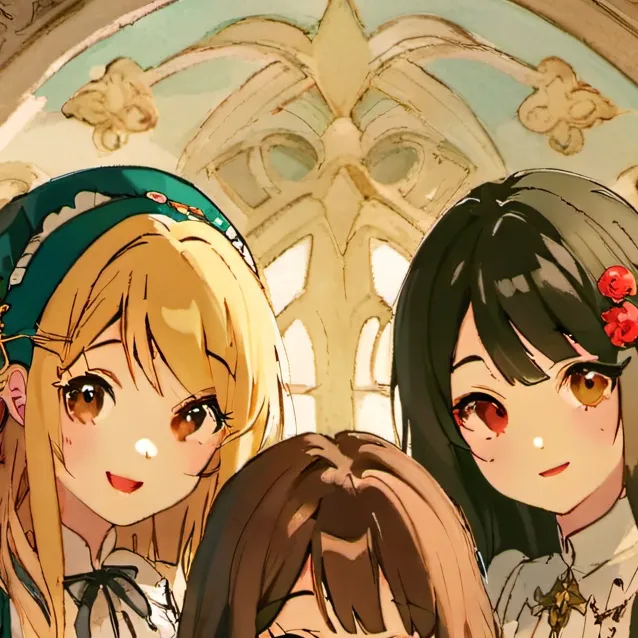 chat with ai character: the three girls 