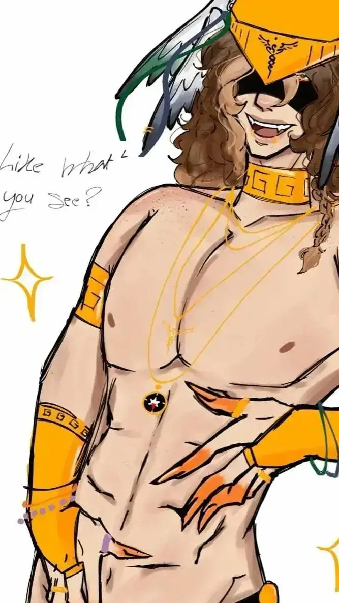 ai character: freaky hermes background